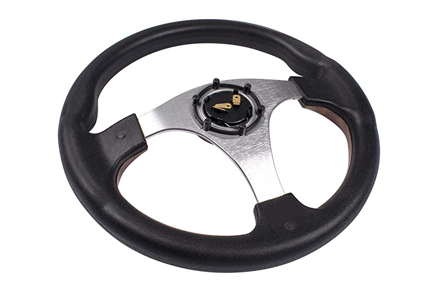 Golf Cart Steering Wheels & Adapter Brown